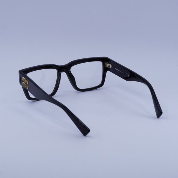 Miu Miu MU02XV 1AB1O1 Eyeglasses Black 52mm Rectangle Frame - Picture 6 of 10